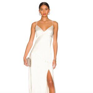 Line & Dot Lisa Midi Dress in Creme